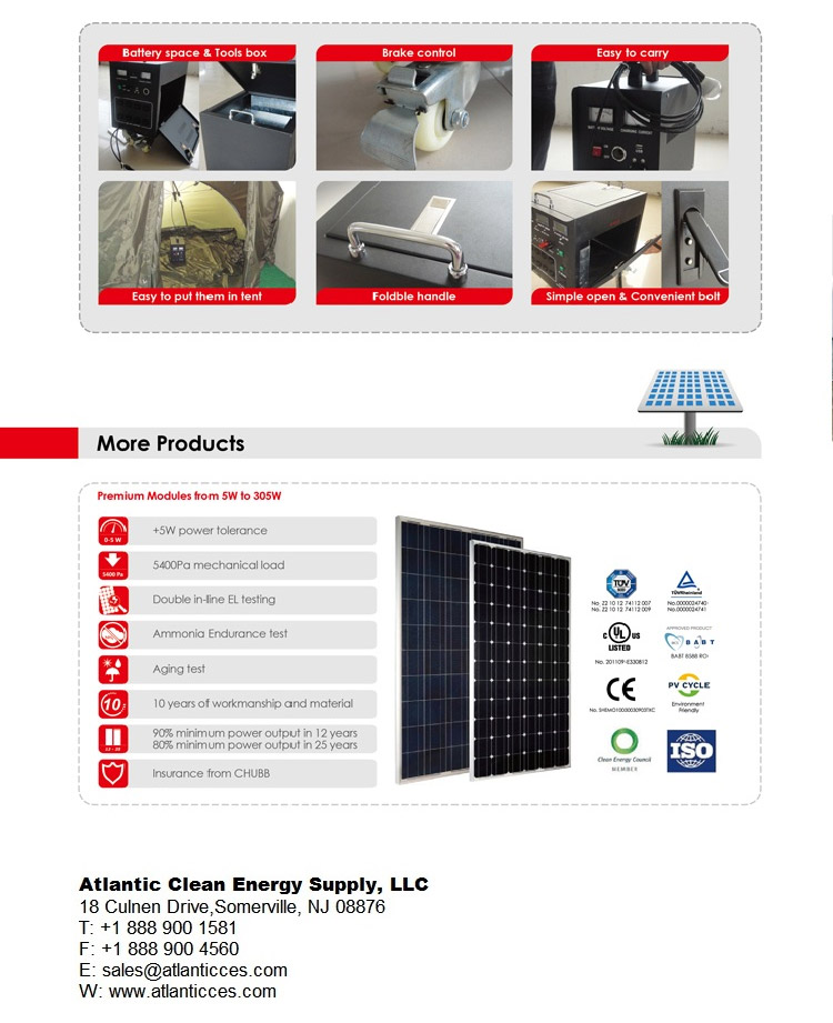 OFG Series Solar Kit System ACES Atlantic Clean Energy Supply