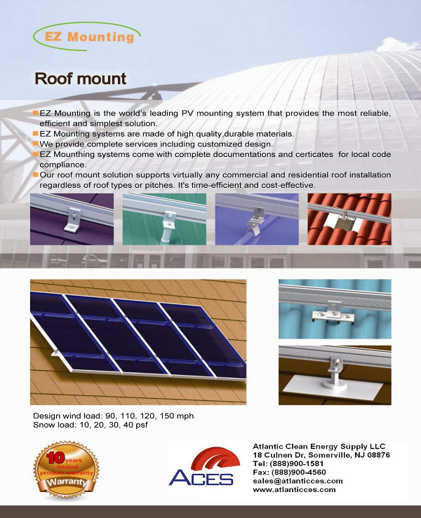 Racking Kit ACES Atlantic Clean Energy Supply Official Site