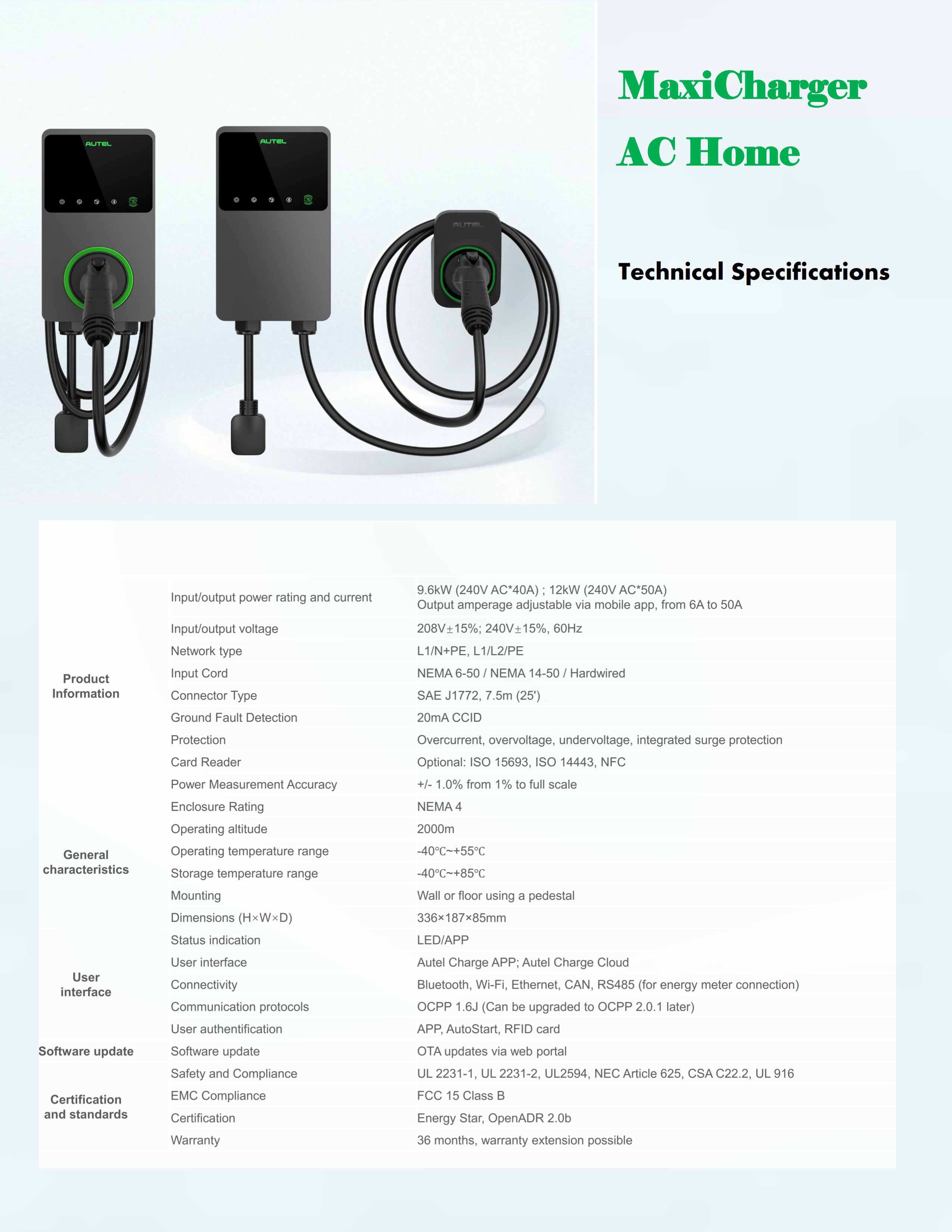 AC Home Charger